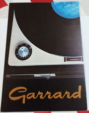 ancien depliant technic Garrard Zero 100 Platine