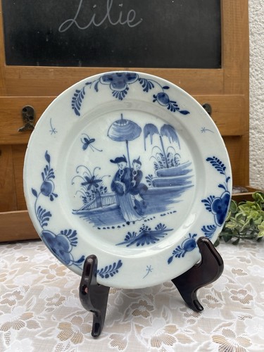 Assiette ancienne delft du - delft,