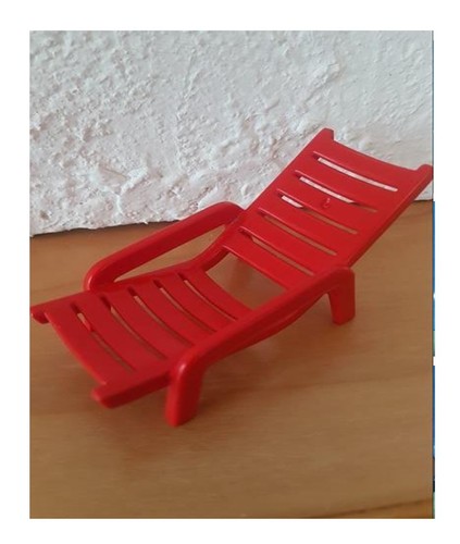 Playmobil chaise longue rouge - playmobil,