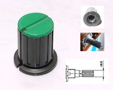 1 Bouton vert et noir pour