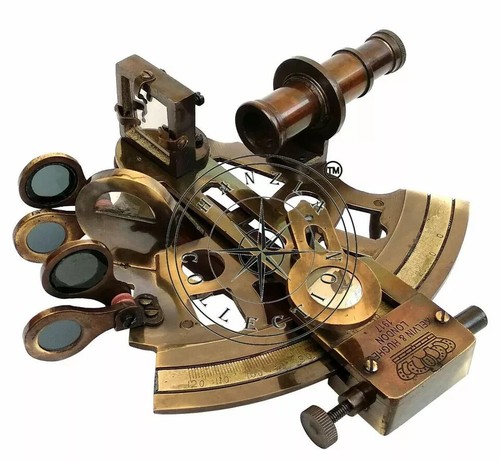 Ancien sextant marine - ancien, en
