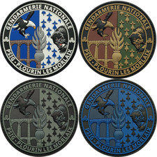 Lot de 4 Ecussons collection gendarmerie PSIG Morlaix