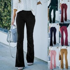Pantalon Évasé En Velours