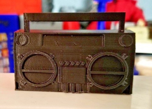 Scale black boombox - black,