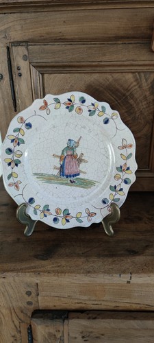 Ancienne assiette faïence