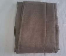 MIULEE 2 Panneaux Rideaux Voile Transparents Lin - Comme Couleur Unie 55"Wx57"L