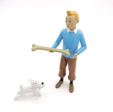 🎁 FIGURINE TINTIN ET MILOU ÉDITION LES AVENTURES DE TINTIN 19 CM PVC