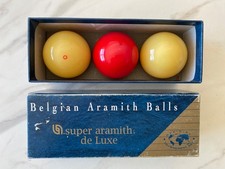 Belgian Aramith Balls 3 boules billard Saluc