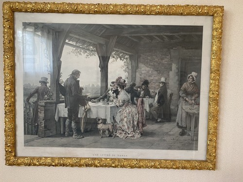 Ancienne gravure signée - ancienne,