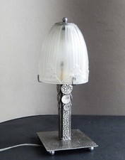 SONOVER et MORIN, création Ravaud, LAMPE en FER FORGE.