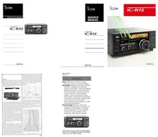 ICOM IC-R72 INSTRUCTION MANUAL