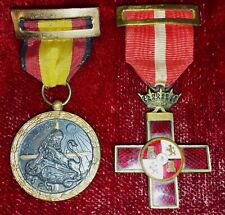 MÉDAILLES MILITAIRES. COMBAT GUERRE CIVILE. CROIX MÉRITE MILITAIRE. ESPAGNE. XXE