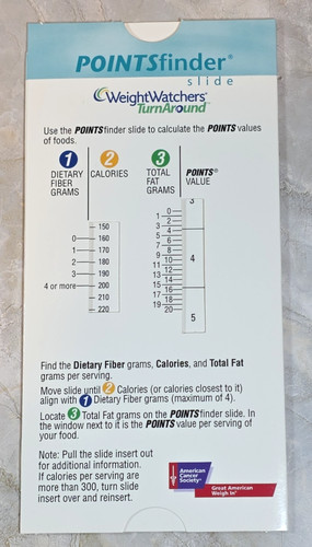 Vintage weight watchers turn - weight,
