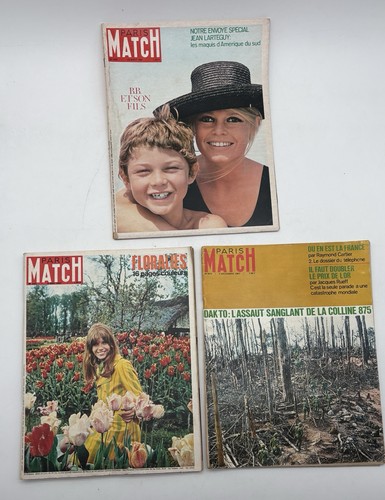 Lot revues paris match - 3,