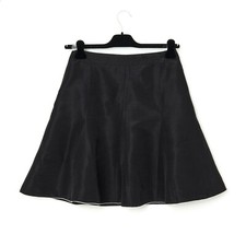 Chanel 2005 Jupe FR36/38 Black Silk and Micro Pearls Skirt UK8 US6