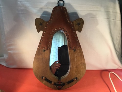 Miroir collier bœuf - de, sur