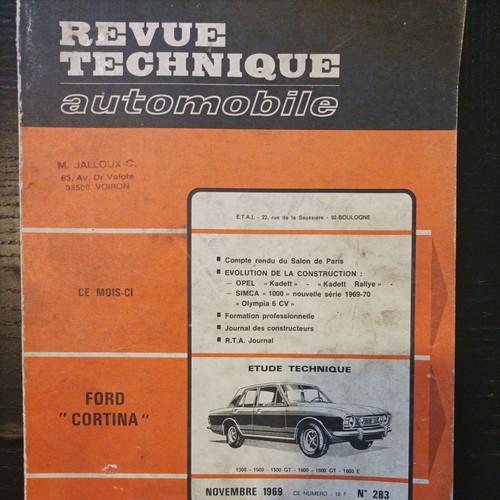 Revue technique ford - revue,