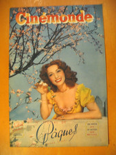 Cinémonde N Spécial Pâques de 1948-Viviane Romance. Oeufs de Pâques de Hollywood