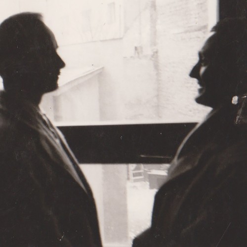 Silhouette ombragée couple