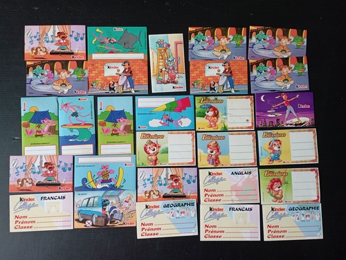 Lot autocollants kinder - 28,