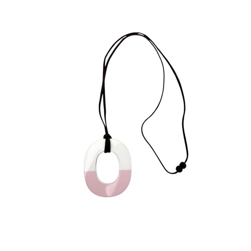 Collier avec pendentif bois - avec, en