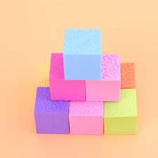 50 PCS Cube Activite Eveil Élément De Construction Blocs Jouets