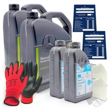 12 Litre Original Mercedes-Benz Huile 5W30 229.51 Incl. Entonnoir + Remorque