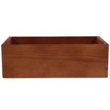  Boîte de rangement d'articles divers de bureau, caisse de rangement en bois,