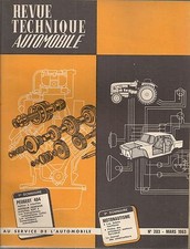 REVUE TECHNIQUE AUTOMOBILE 203