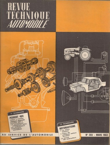 Revue technique automobile - technique,