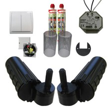 Motorisation pour volet 2 battants SLID'UP URANUS filaire - gond Ø 14 mm - kit