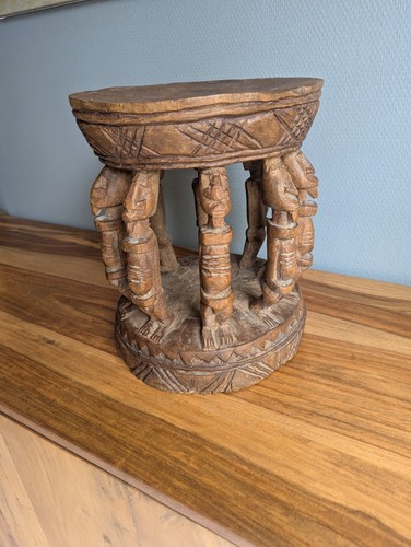 Tabouret dogon mali bois - tabouret,