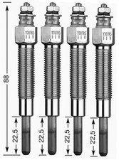 4 Bougies de Préchauffage