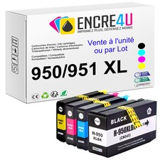 PREMIUM - Cartouches d'encre compatibles avec imprimantes HP - Série 950 951 XL
