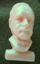 Buste Louis Pasteur, Figurine publicitaire Total, gloires de la république