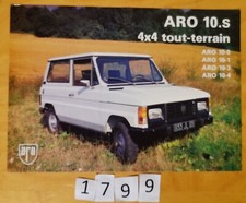 ARO 10.S 4x4 10-0 10-1 10-3 10-4 Prospectus 2 pages Fr 1984?