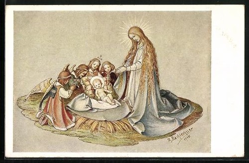 Carte postale artiste - carte, d'artiste