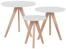 Lot de 3 Tables d'Appoint sur
