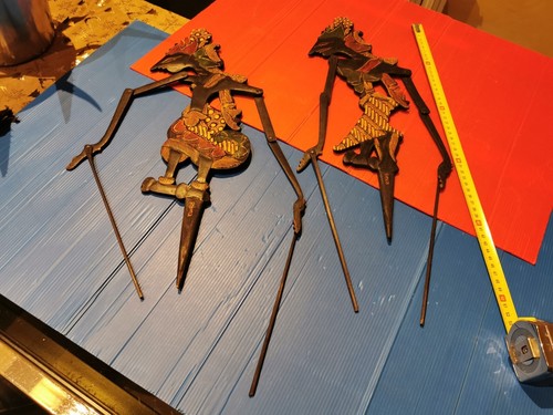 Marionnettes anciennes bois - marionnettes, en