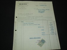 Facture ancienne 1920 - facture,