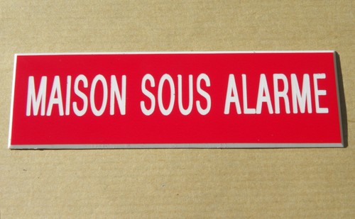 Plaque gravée maison - plaque,