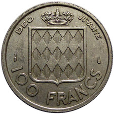MONACO 100 Francs 1956