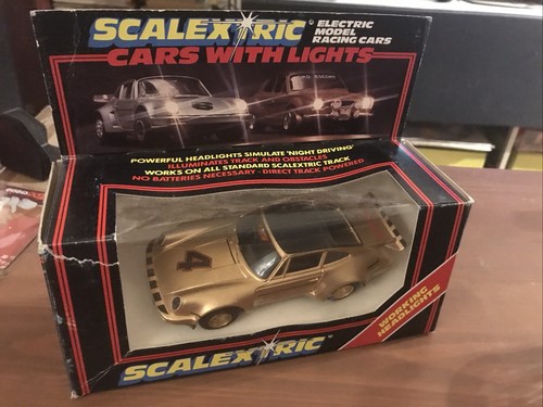 Scalextric vintage c289 gold - scalextric,