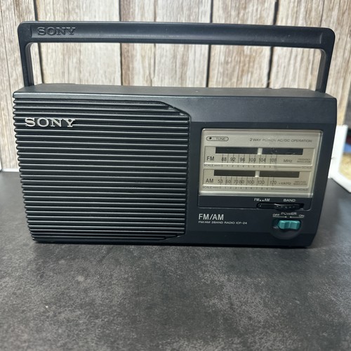 Vintage sony icf fm - vintage, icf-24