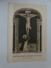 image pieuse st dominique au pied du crucifix art catholique  81