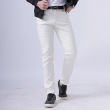 Hommes Faux Cuir Pantalon