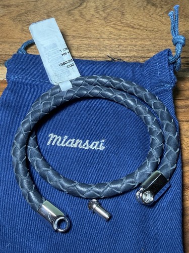 Miansai blue leather wrap - miansai,