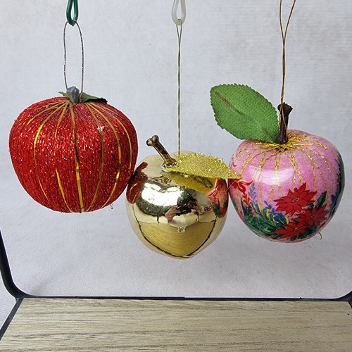 Vintage boule noël sapin - boule,