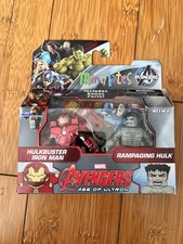 Figurines Miniatures Hulkbuster Iron Man Et Hulk En Colère De Marvel Avengers