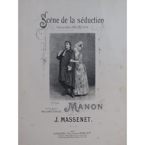 Massenet jules manon scène - massenet,